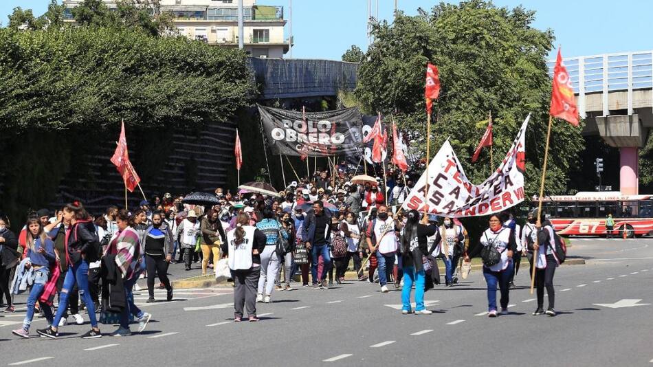 Cortes Avenida 9 de julio. Foto: NA.
