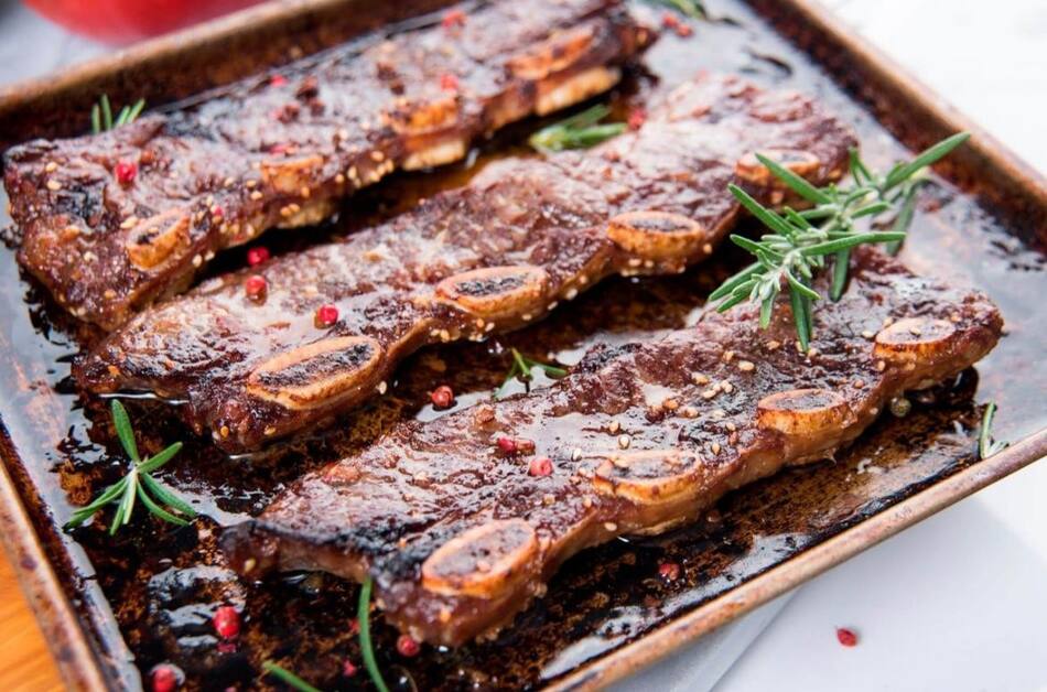 Asado de tira, corte de carne