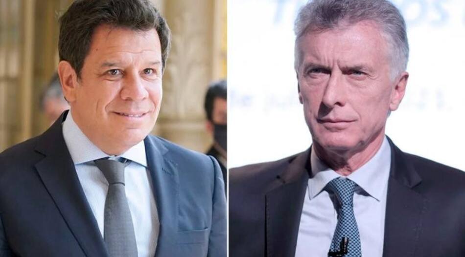 Facundo Manes y Mauricio Macri. Foto: NA.