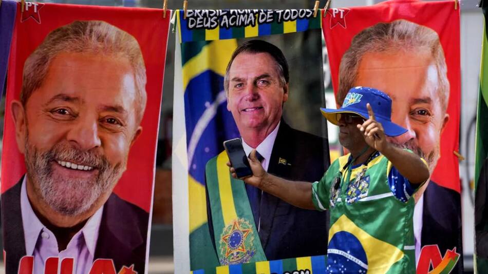 Lula y Jair Bolsonaro, elecciones en Brasil. Foto: REUTERS