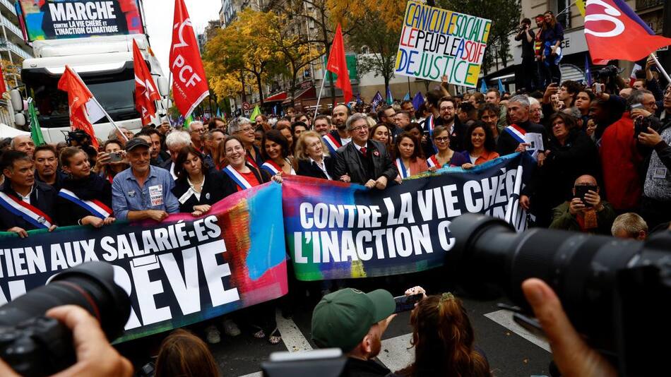 Protestas en Francia. Foto: Reuters.
