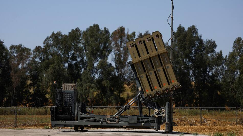 Armamento israelí contra misiles. Foto: Reuters.