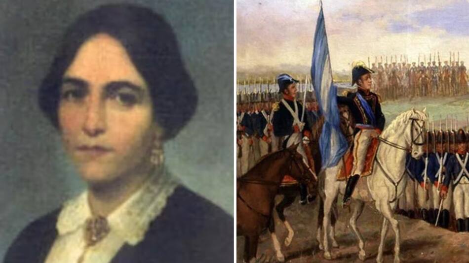 La mujer fue clave en la confección del símbolo patrio