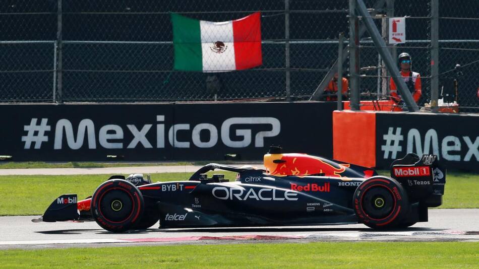 Max Verstappen, ganador del Gran Premio de México. Foto: Reuters.