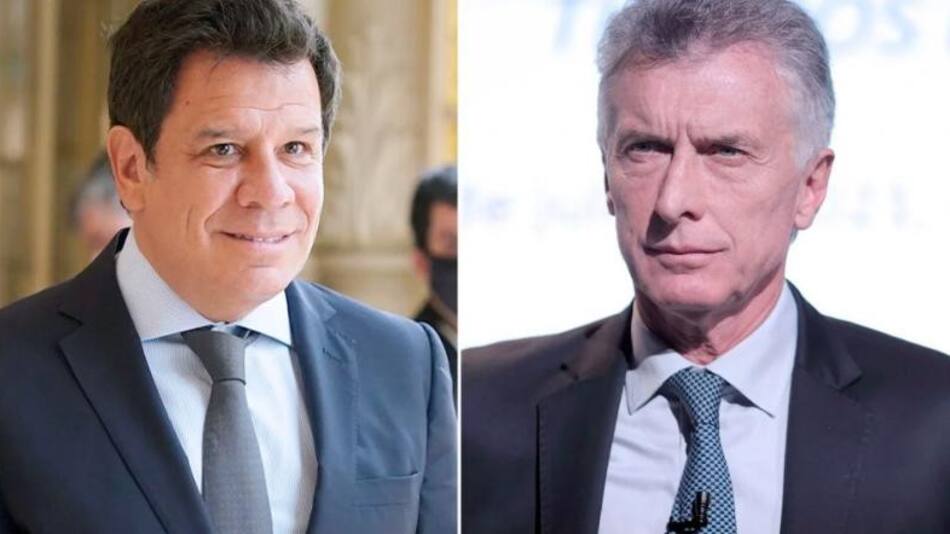 Facundo Manes y Mauricio Macri. Foto: NA.